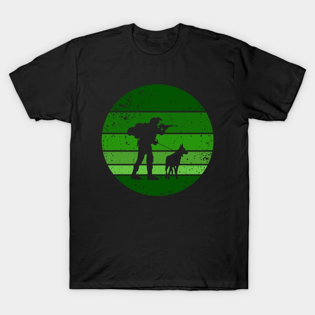 K-9 Team Sunset T-Shirt by GRIM GENT